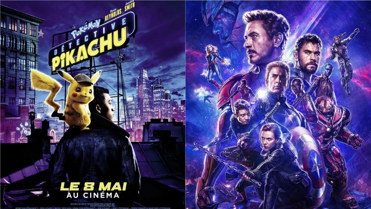 Box-office US du 12 mai : Détective Pikachu démarre fort, mais pas assez pour déloger Avengers Endame
