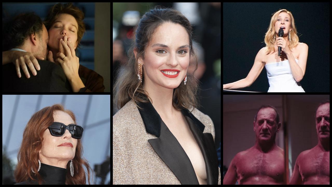 Aujourd'hui à Cannes : Titane, Asghar Farhadi, Aline, Noémie Merlant, Isabelle Huppert...