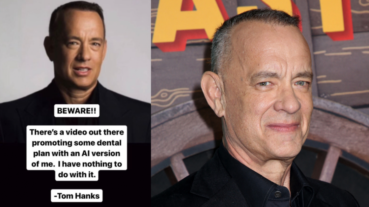 Non, Tom Hanks ne fait pas de pub pour un dentiste : "C'est une version de moi créée par une IA !" 